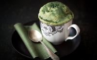 Mug cakes au thé matcha