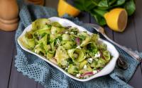 Salade de courgettes à la féta et menthe fraîche