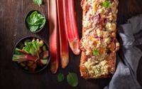 Envie d’un goûter printanier ? Testez la recette du financier XXL à la rhubarbe de Laurent Mariotte