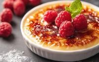 “Le dessert craquant et fondant qui termine le repas” : Cyril Lignac partage sa recette de crème brûlée vanille et fève tonka, simple et délicieuse !