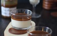 Panna cotta à la confiture de lait et sucre vanillé