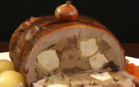 Galantine de dinde aux marrons et ses Fine de Ratte