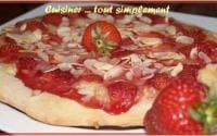 Pizza Fraises - Amandes