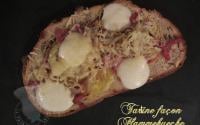 Tartine façon Flammekueche