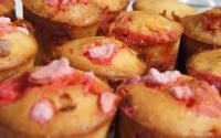 Muffins aux pralines roses rapides