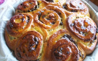 Brioche chinois aux pépites de chocolat