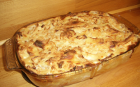 Gratin de pomme de terre et céleri rave