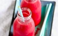 Smoothie fruits rouges et coco