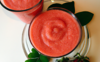 Smoothie de pulpe de baobab à la fraise