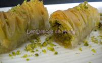 Baklavas rolls aux pistaches (recette libanaise)