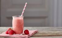 Smoothie fraises et fromage blanc