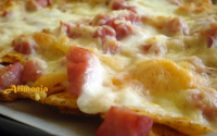 Nachos jambon-fromage