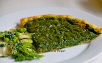 Tarte aux orties et petits pois