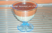 Fausse mousse aux chocolats facile