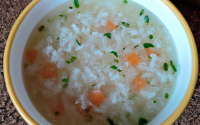 Soupe de riz maison