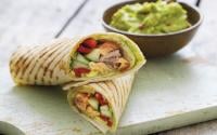 Wraps de saumon de Norvège et guacamole