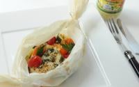 Papillotes de poulet aux petits légumes