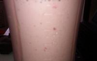 Milkshake fraise cerise