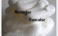 Meringue française à cuisson douce