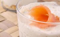 Verrine au Carré Frais et saumon