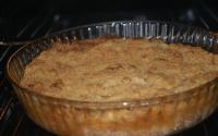 Crumble aux pommes aux notes de vanille