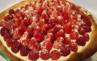 Tarte aux deux copines fraises et framboises