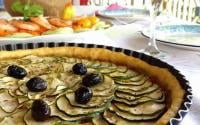 La tarte à la courgette, pâte brisée au thym