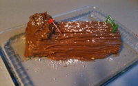 Bûche de Noël maison