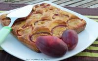 Gâteau moelleux aux prunes