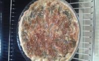 Quiche aux fanes de carottes