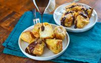 Beignets de banane sauce au chocolat