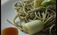Matcha soba à la Japonaise