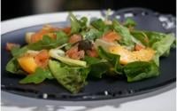 Salade de saumon et d'abricot