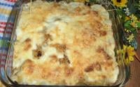 Gratin de Pâtisson à la béchamel