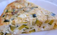 Clafoutis courgettes-feta