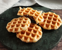 Gaufres feuilletées à la pâte à tartiner