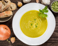 Soupe sublime de pois cassés