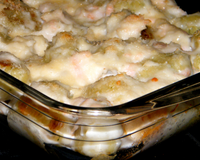 Gnocchis de courgettes, saumon et parmesan