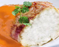 Piments rouges farcis au Philadelphia et à la viande