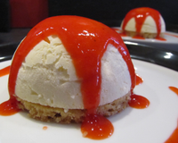 Dôme au citron et sablé à l'amande