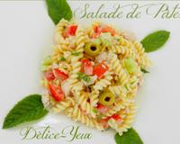 Une petite salade fraicheur à l'approche de l'été ça vous tente ? C'est ce que je vous propose aujourd'hui. Une salade de pâtes à…