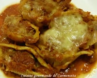 Pâte conchiglioni napoletani farcie à la viande