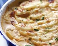 Un gratin au fromage à raclette RichesMonts. Un régal !