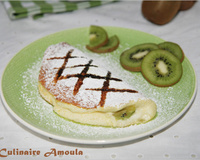 Omelette soufflée aux kiwis