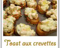 Toasts aux crevettes à la mangue