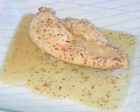 Poulet mariné à la moutarde à l'ancienne