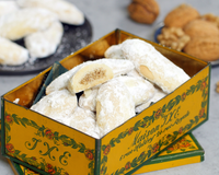 De jolis petit sablés renfermant une délicieuse surprise, un cœur fondant aux Noix du Périgord AOP. 