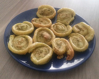 Roulés pesto et parmesan