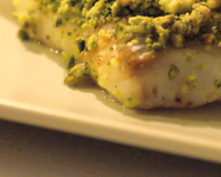 Crumble de cabillaud aux pistaches