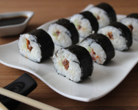 Makis concombre chèvre tomates séchées